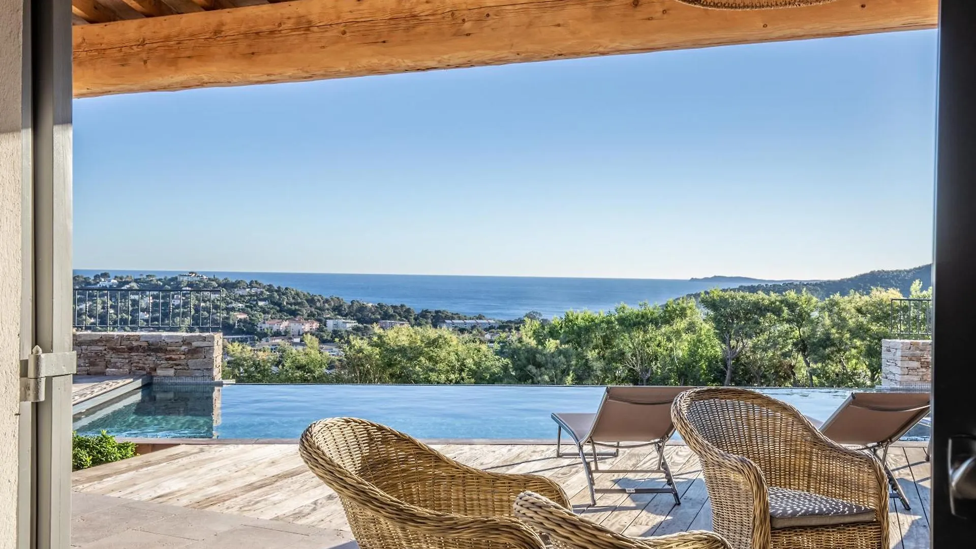Villa Soleil D'Or, Golfe De St Tropez, Vue Mer Panoramique Cavalaire-sur-Mer Francja